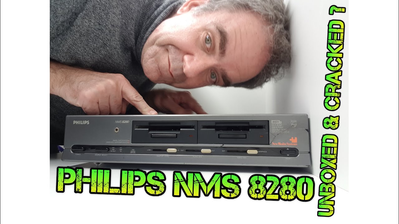 Philips NMS 8280 MSX 2 Unboxed & Cracked ? -Unboxing of Vintage Computers-