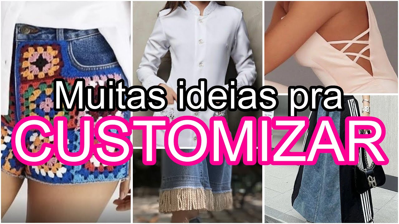 Dando dicas e truques pra customizar e consertar roupas ♻️💚 renove seu guarda-roupa
