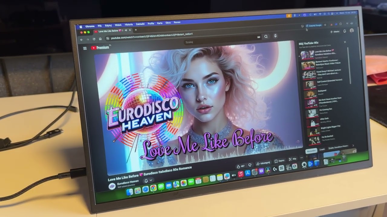 Przenosny Monitor IPS UPERFECT 18  120Hz dla graczy