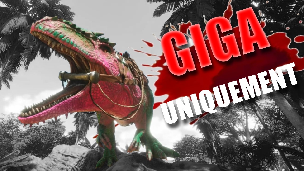 ARK Sauf Que J'ai Remplacé TOUS les DINOS par des GIGA