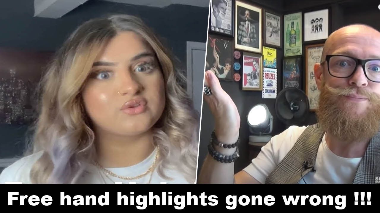 Freehand Ombre/Highlights GONE WRONG! Hairdresser Reacts to Shocking Fail!