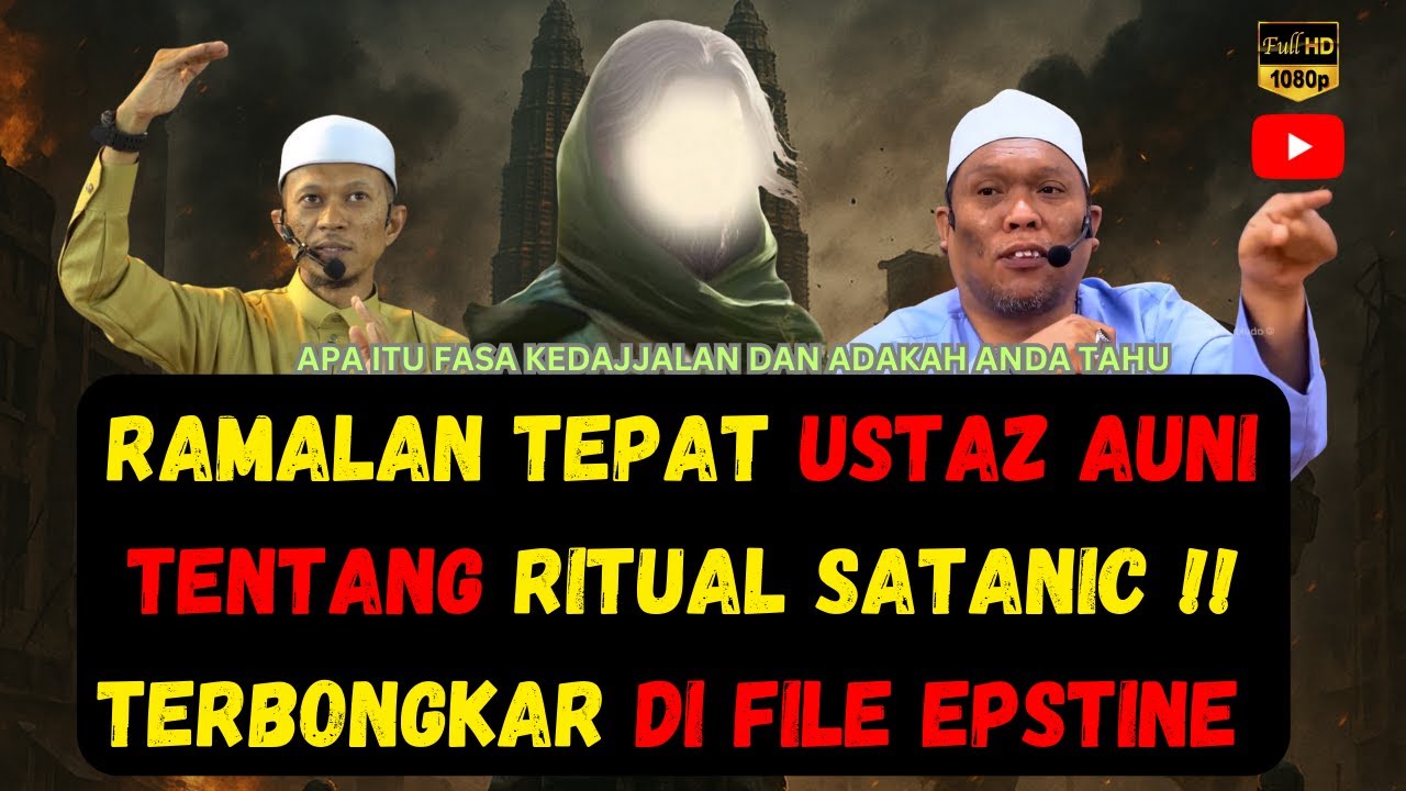 RAMALAN TEPAT USTAZ AUNI TENTANG RITUAL SATANIC ‼️TERBONGKAR DI FILE EPSTINE  - USTAZ AUNI