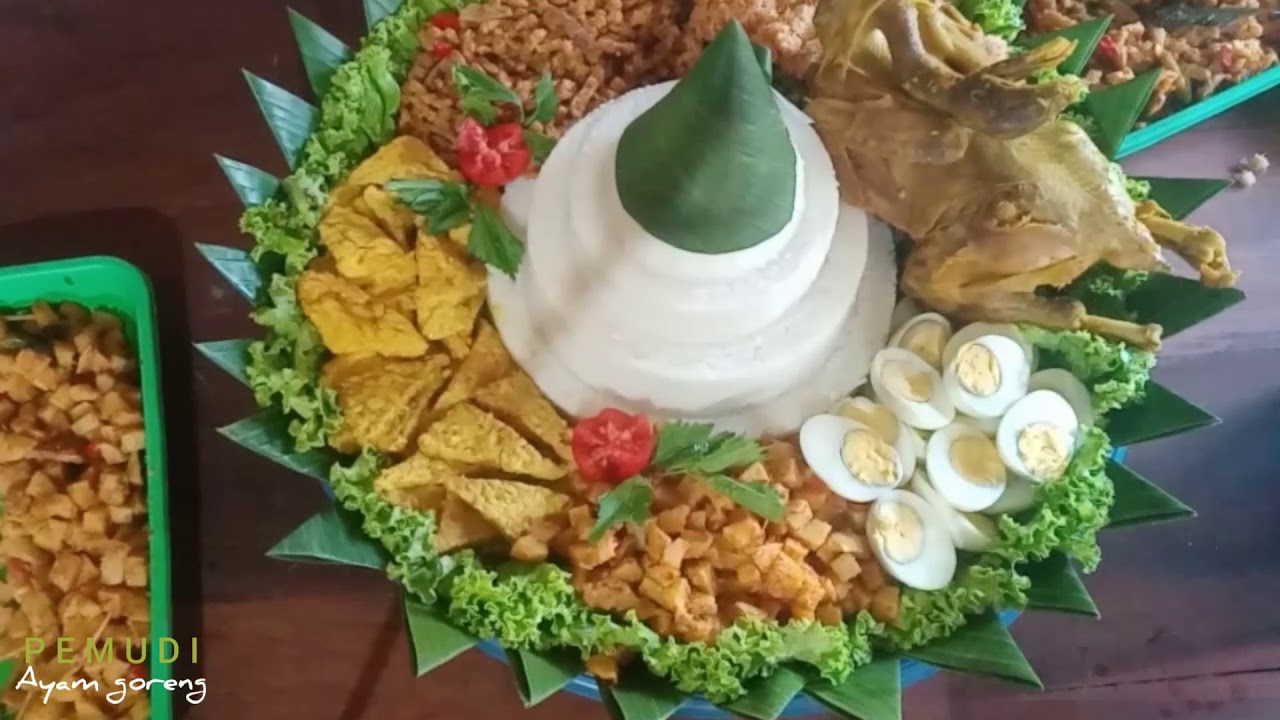 Cara menghias tumpeng mudah dan simpel