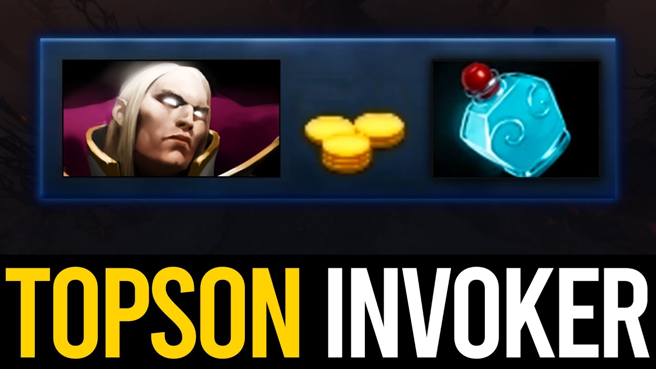 TOPSON BUY BOTTLE ON INVOKER IN THIS 7.34D PATCH | Dota 2 Invoker