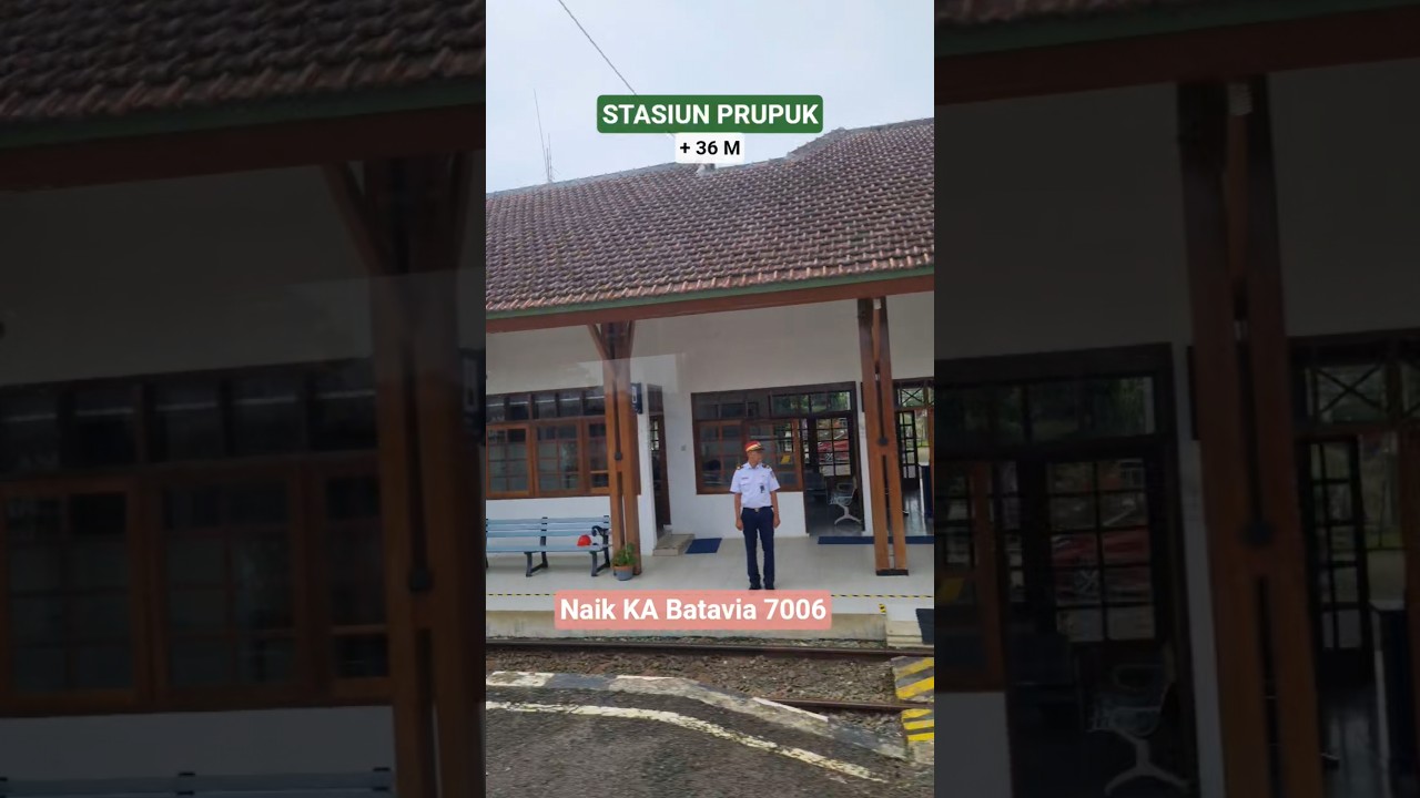 Stasiun Prupuk (PPK) + 36 Mdpl terletak di Prupuk Utara termasuk stasiun kelas II, berada di Daop V
