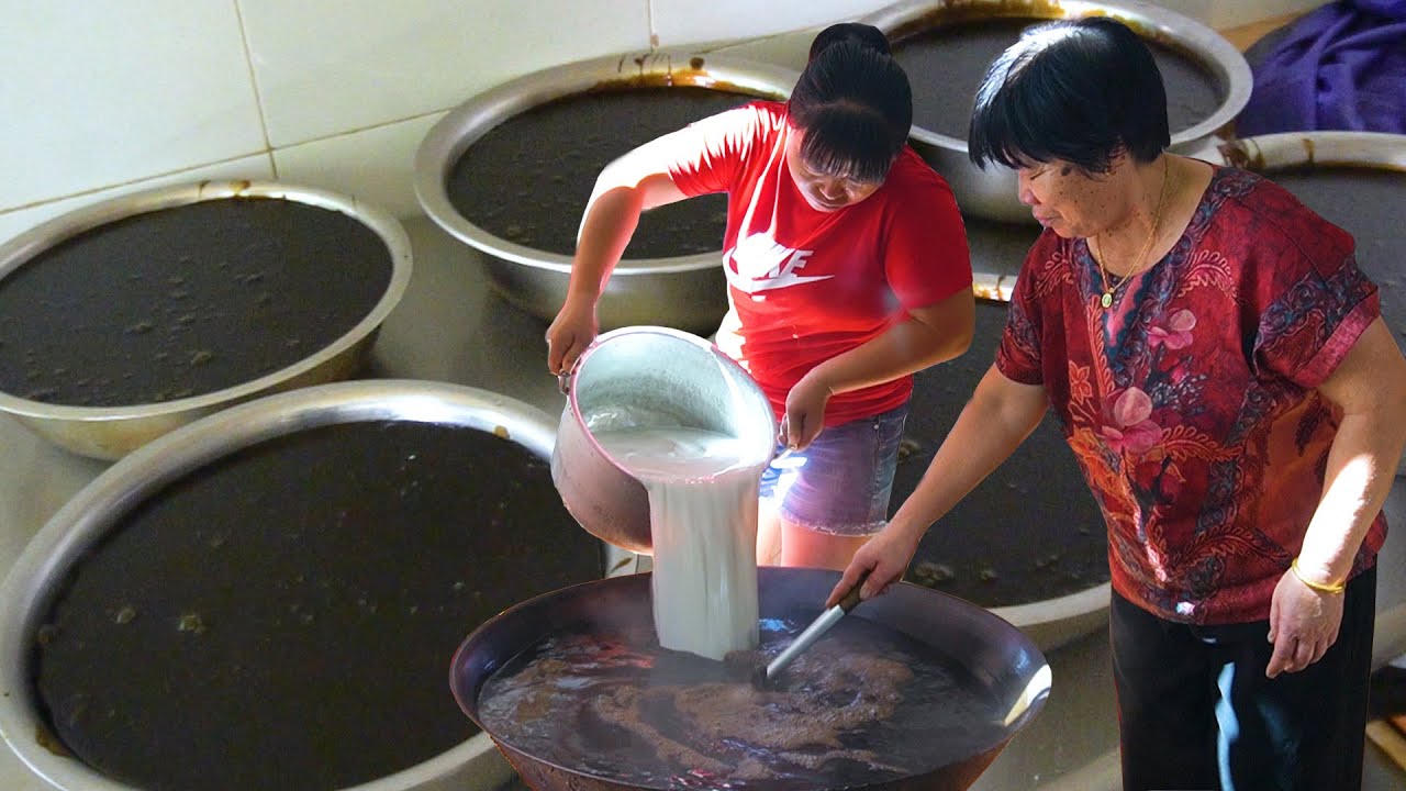 6旬奶奶教你做烧仙草，每天200斤不够卖收入上1000元，做法现少见