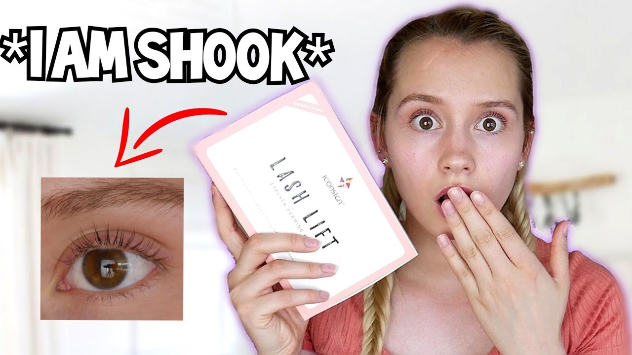 LASH LIFT at home? | *Dramatic results* with ICONSIGN 👀
