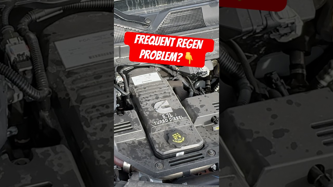 Ram 2500 CUMMINS Diesel Regens TOO FREQUENTLY = Oil Dilution 😅#cummins #ram