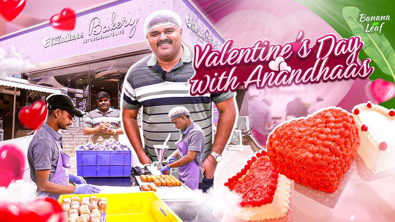 500 ரூபாய்க்கு Valentine's Day cakes-ஆ!!! | Unbelievable offers for Anandhaas V-Day HEART cakes