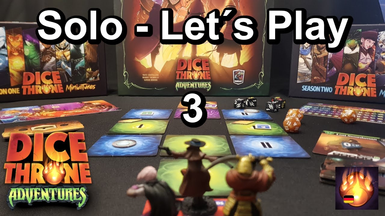 Dice Throne Adventures - Solo-Let´s Play - Scenario 3 -  Portal-Crawl