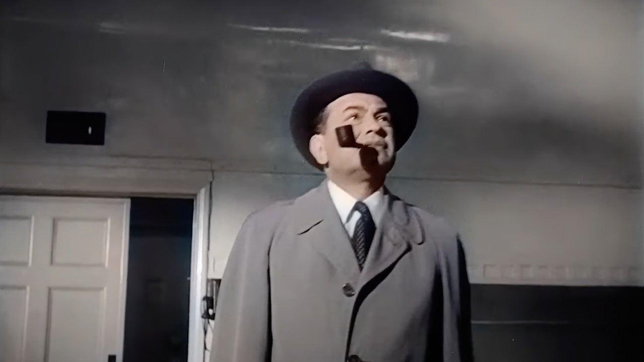 Преступник (1946), фильм нуар / триллер - HD Colorized