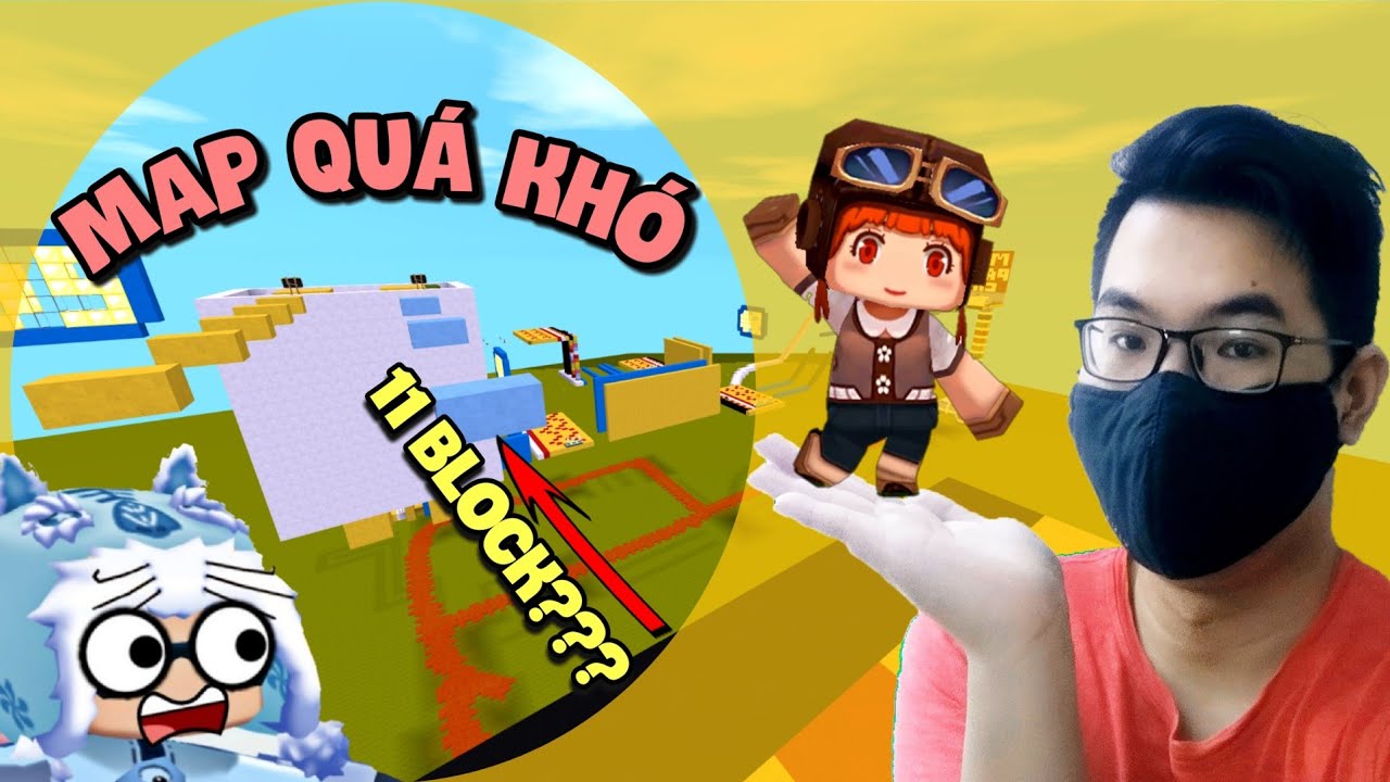 Meowpeo parkour 11 block trong Mini World với nhân vật Cindy LV 2 | Mèo Béo