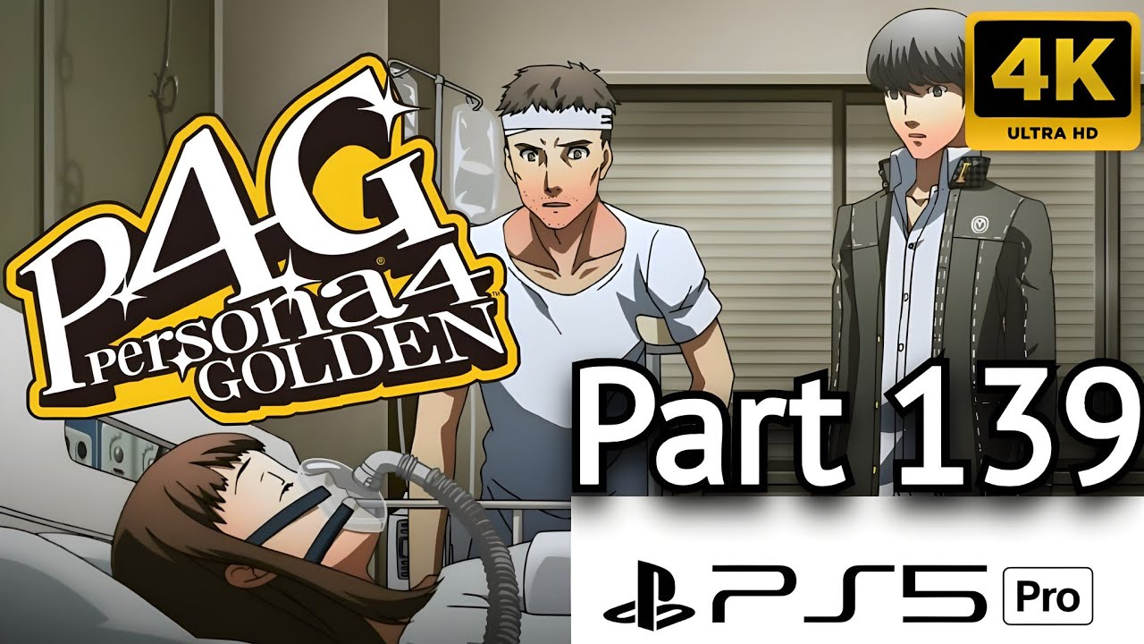 Persona 4 Golden Part 139 | Nanako Wakes Up! Emotional Hospital Scene (PS5 Pro 4K)