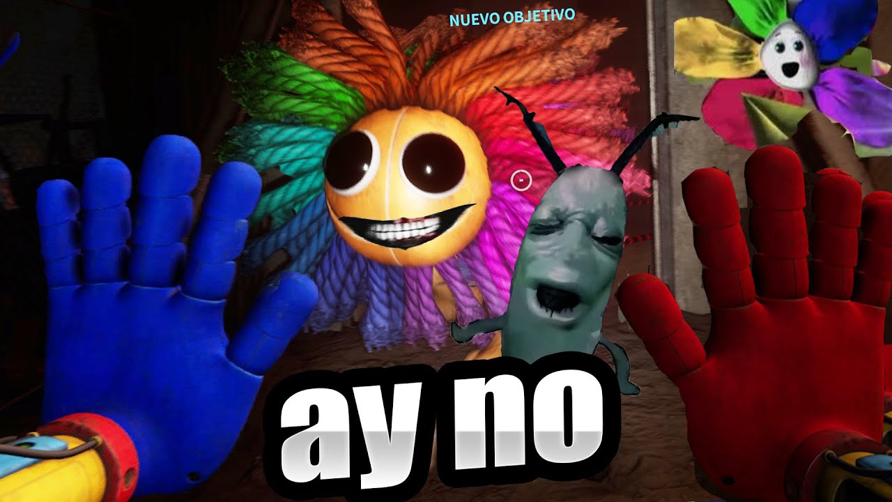 me jugué POPPY PLAYTIME 4 con memes jaja