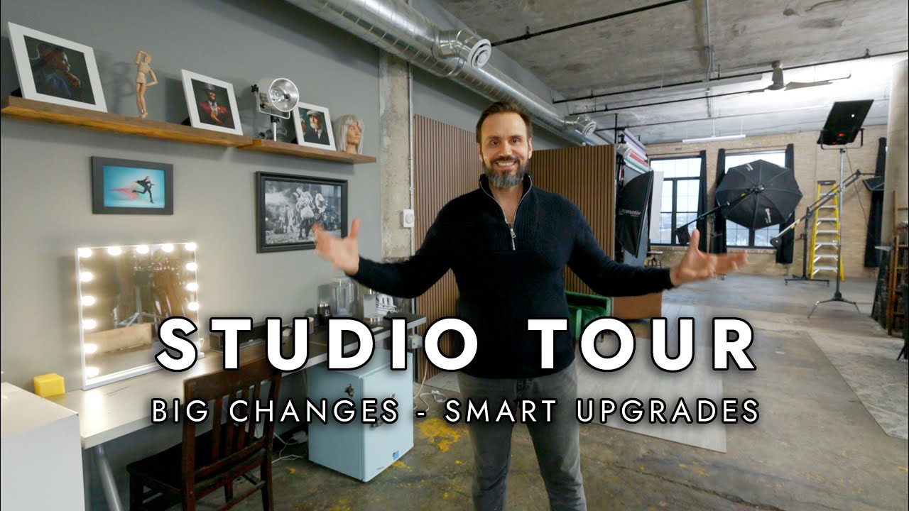 Updated Photography Studio Tour 2025 &ndash; New Lighting, Gear & Sets!