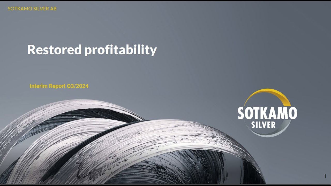 Sotkamo Silver 2024Q3 webcast