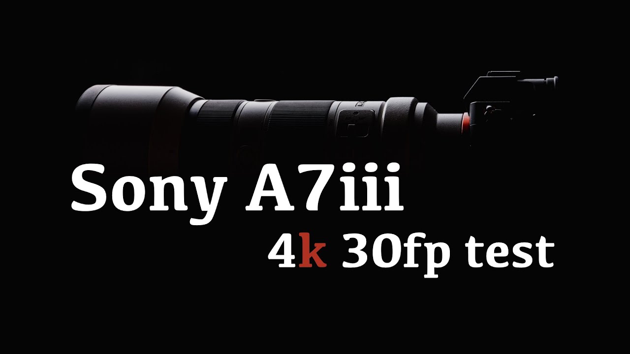 Sony A7iii 4k 30fps test (2023)