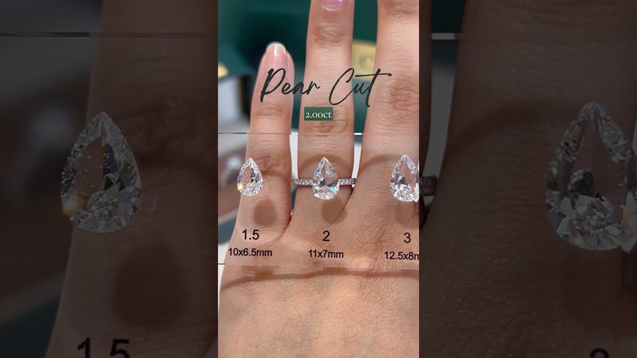 Pear Cut Diamond Carat Guide 💎