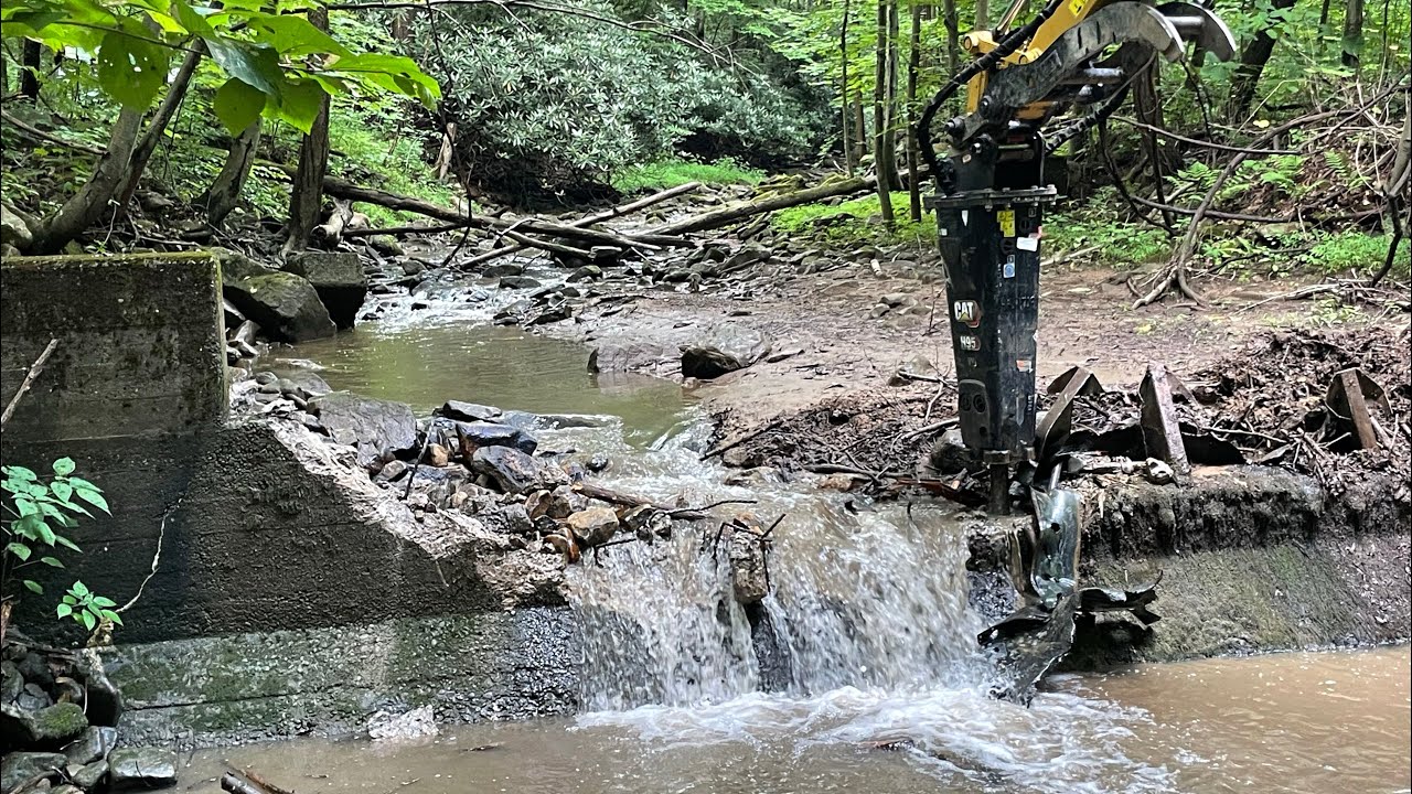Lowhead Dam Removal on Greenlick Run, a Tributary to Jacobs Creek