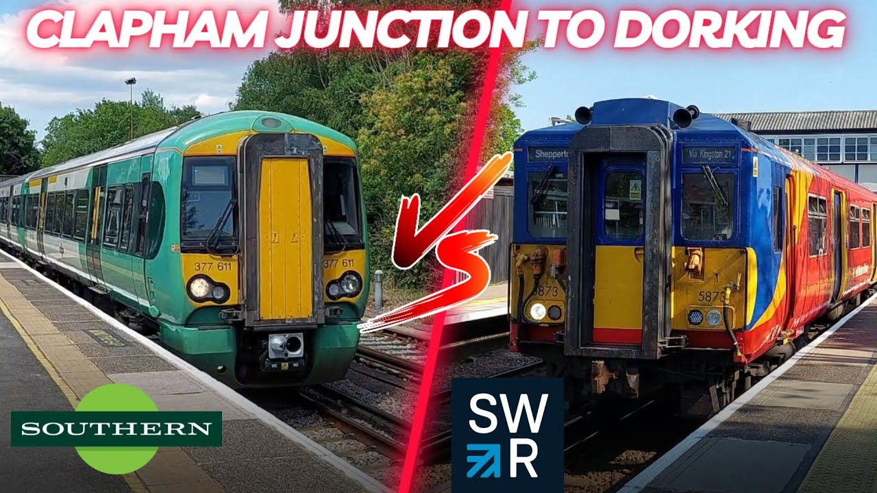 SWR VS Southern: Clapham Junction to Dorking