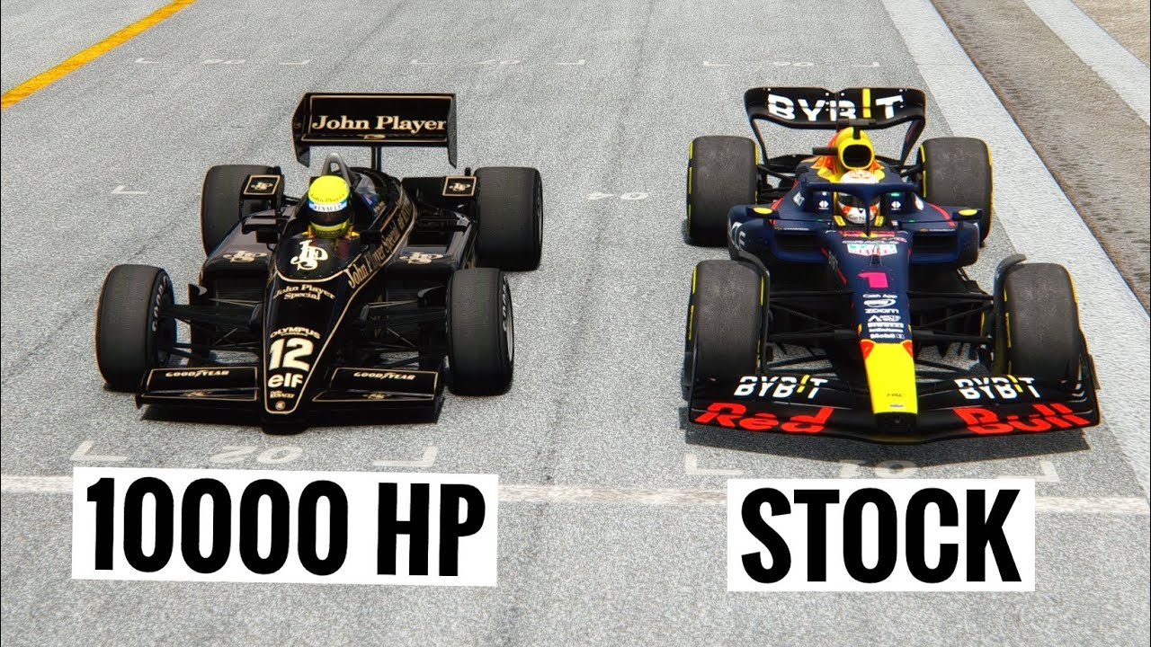 10000 HP Lotus F1 97t vs Red Bull F1 2019 - Interlagos Grand Prix
