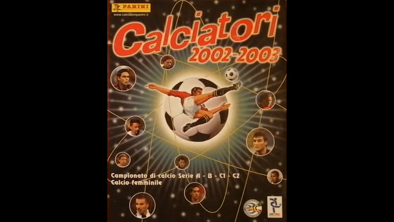 VIDEO Album figurine Calciatori Panini 2002-03