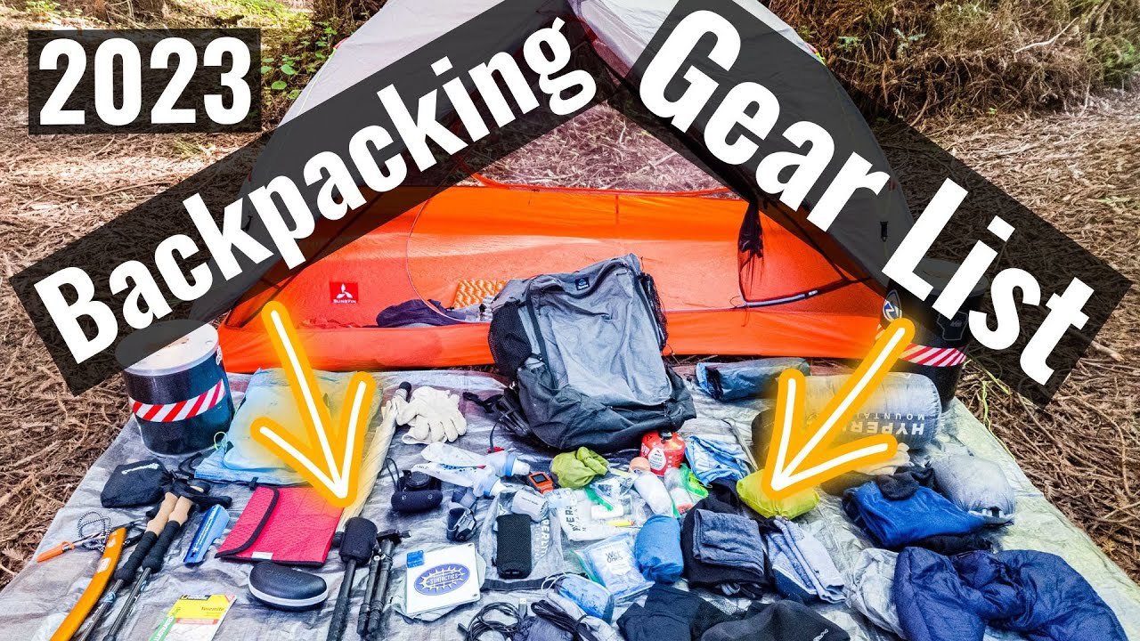 My Backpacking Gear List - 2023