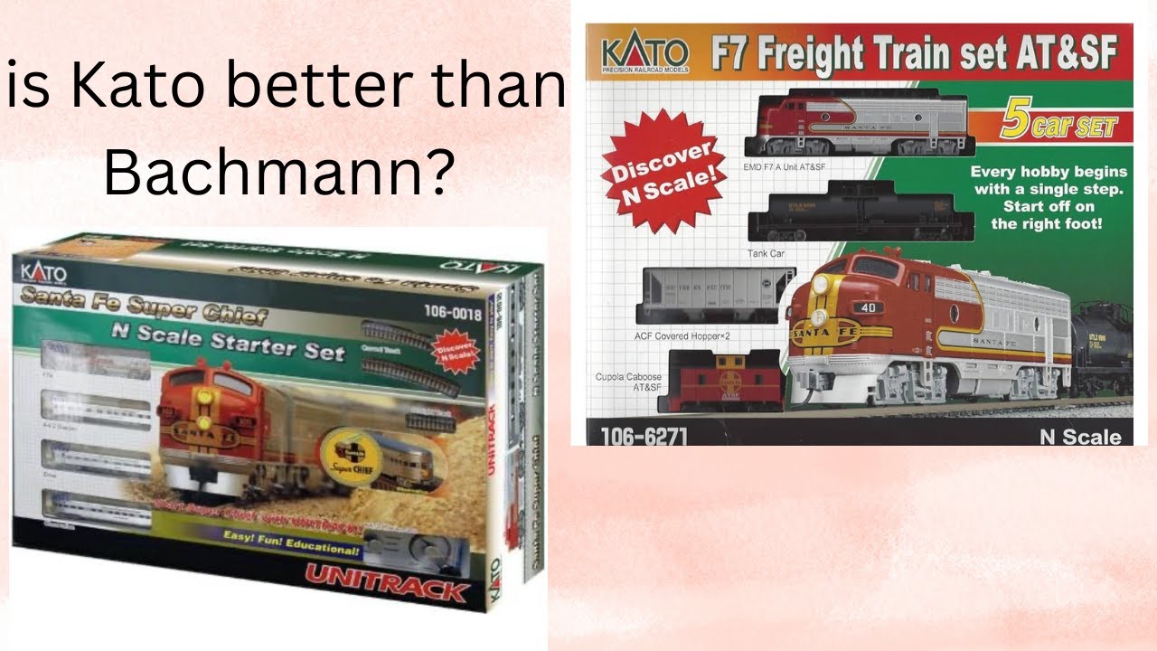 Распаковка наборов Kato N Scale Super Chief и ATSF F7 Freight Train