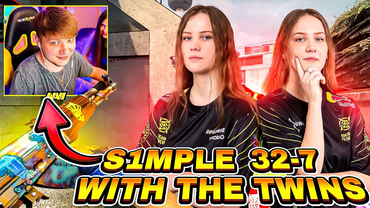 s1mple (32-7) plays with NIP Twin girls Overpass POV | June 27, 2023