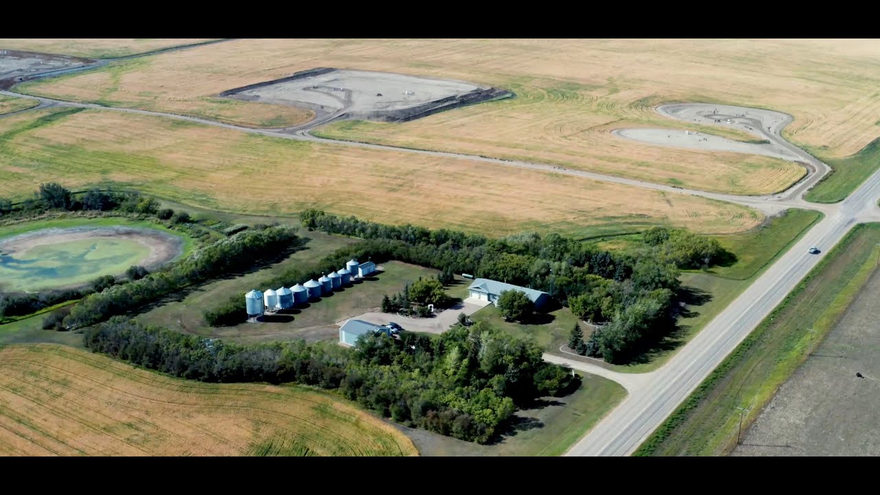 AERIAL - FARM VIDEO 4K