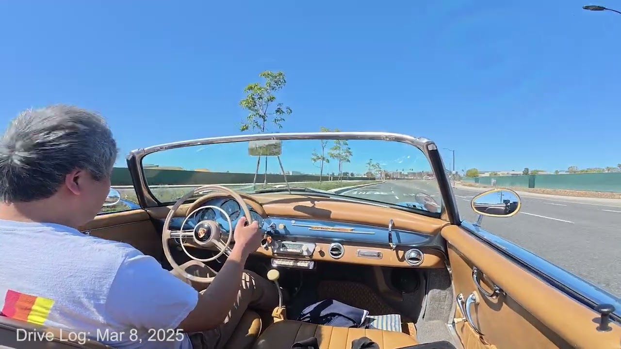 Driving log: IM 356 Roadster drove Tustin, CA