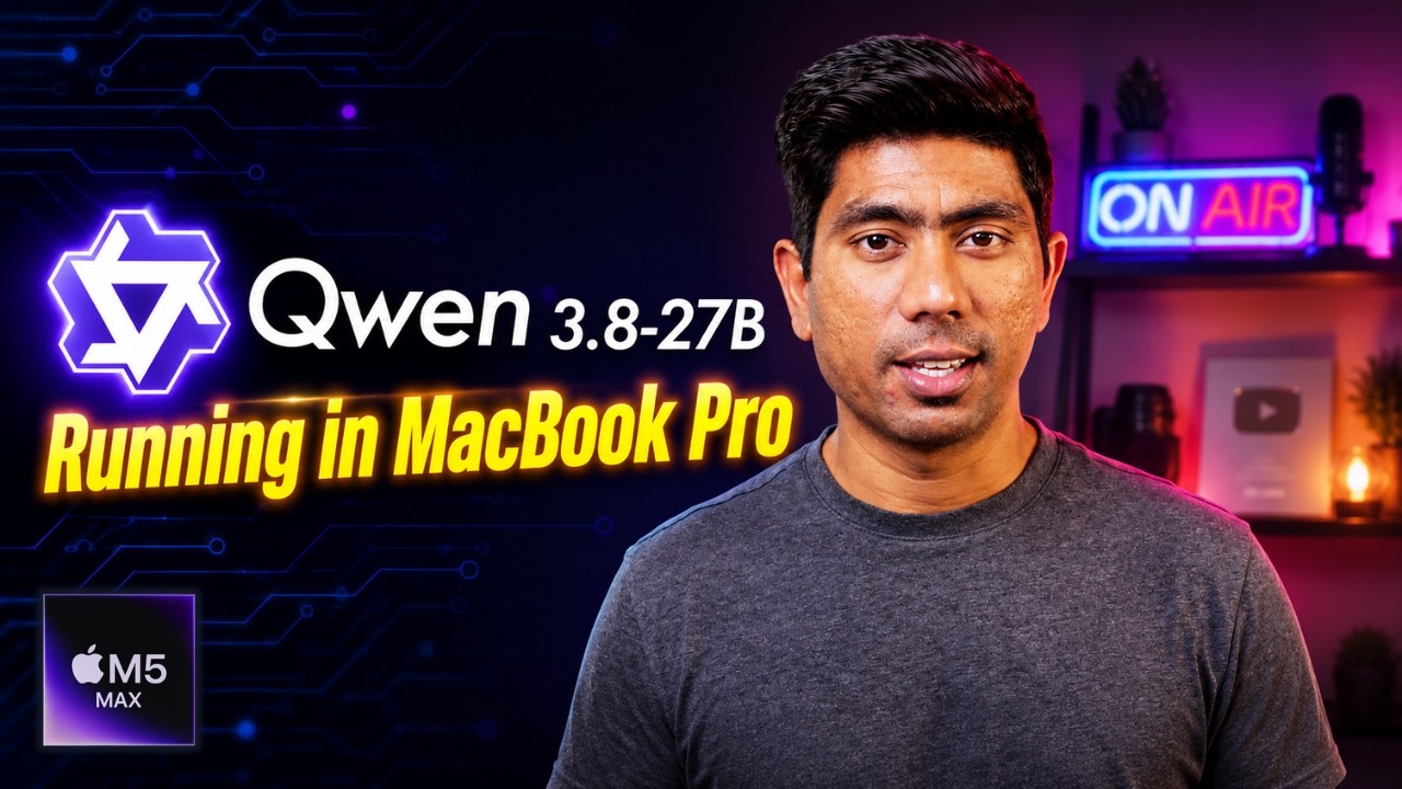 Qwen3.8-27B всё ещё №1 среди локальных LLM? (Тест M5 Max)