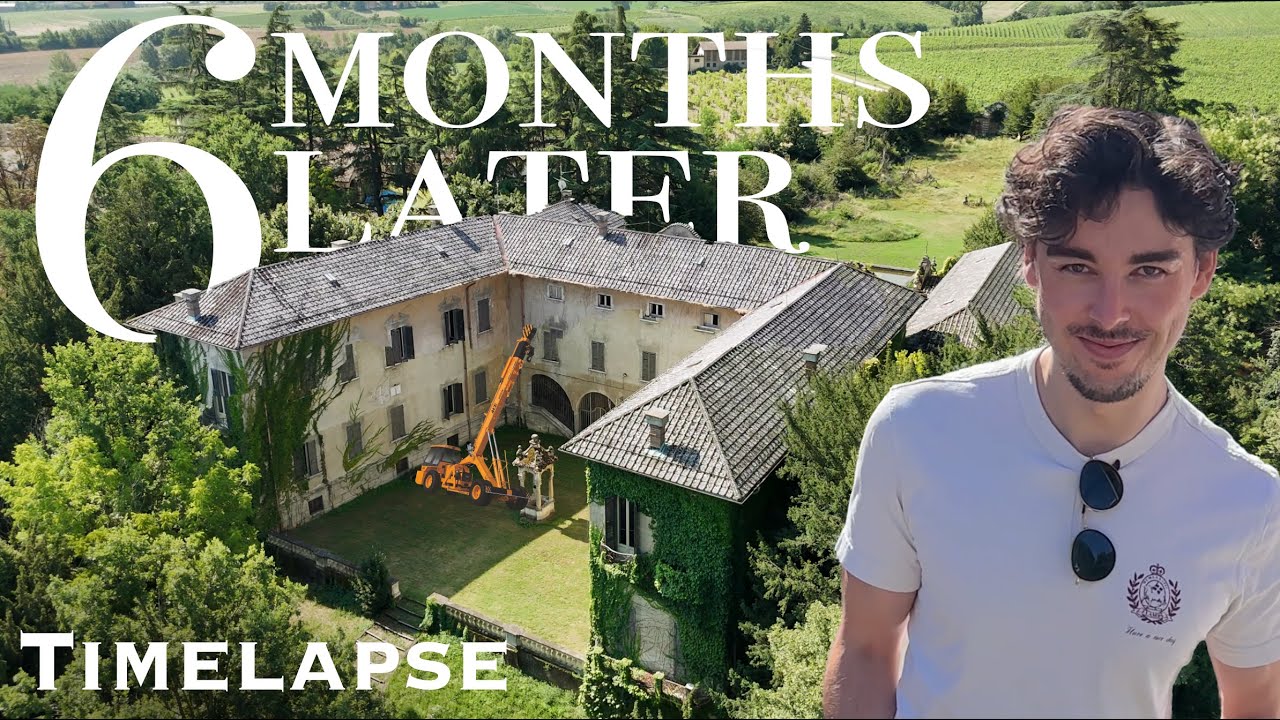 We Bought an Abandoned Italian Palace! First 6 months renovation TIMELAPSE