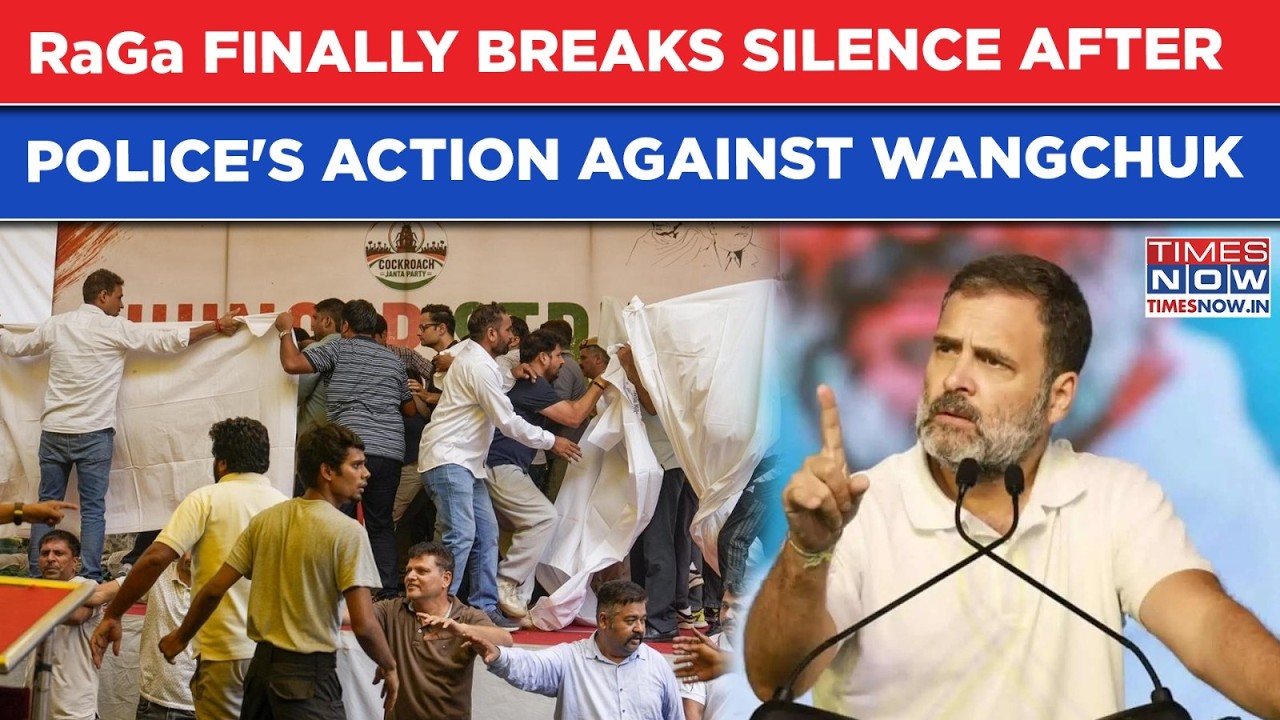Rahul Gandhi Finally Breaks Silence After Sonam Wangchuk's Forced Removal From CJP Protest Site