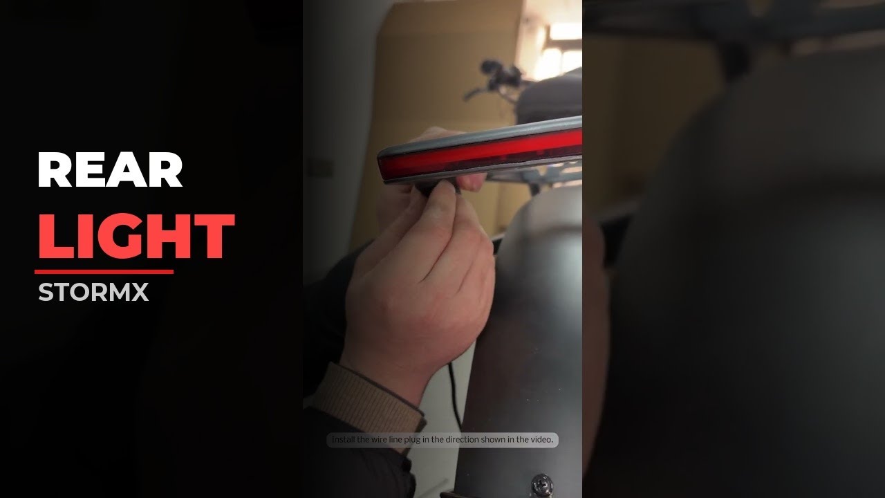 How to Replace the Rear Light on Favoritebikes Stormx