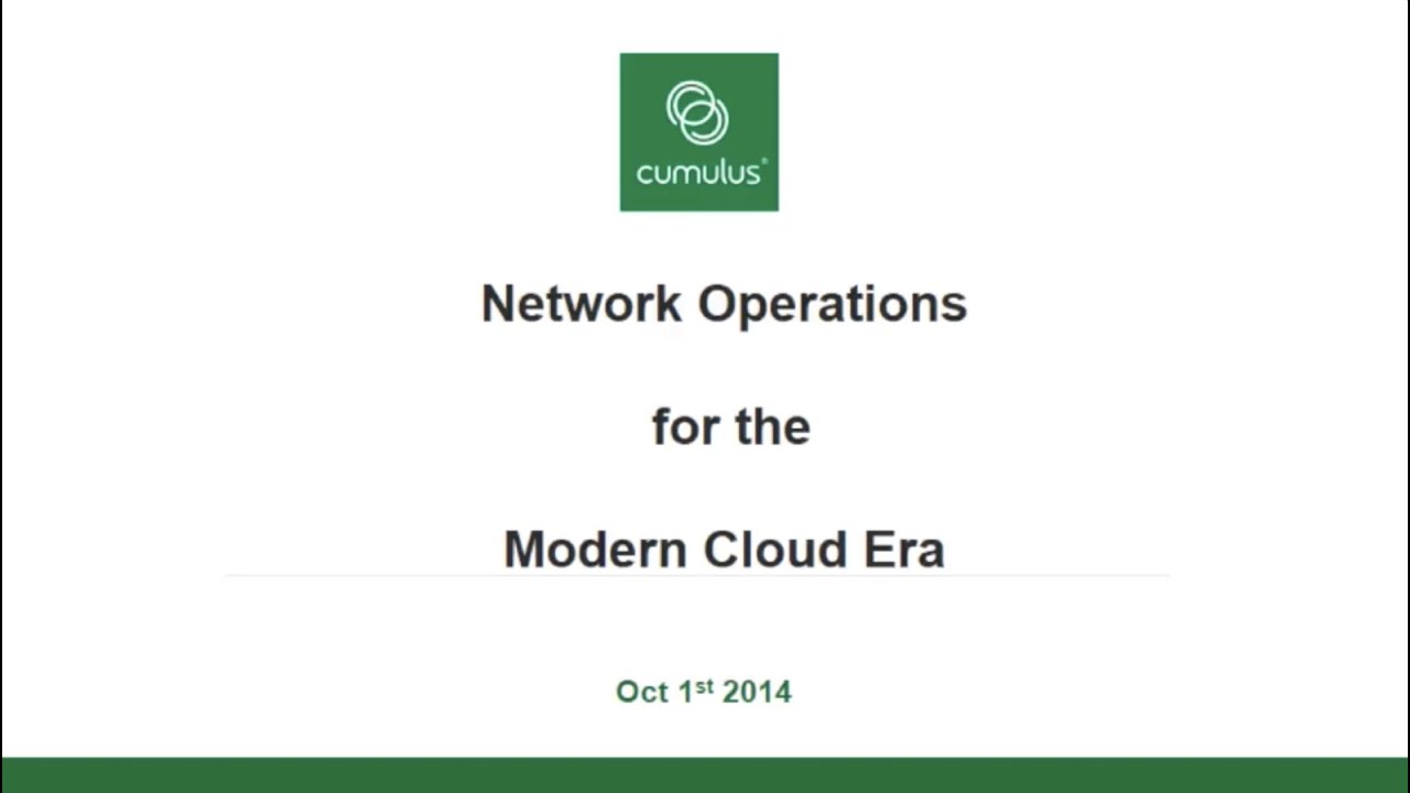 Webinar: Extend your automation from DevOps to NetOps with Puppet Labs & NVIDIA Cumulus Linux