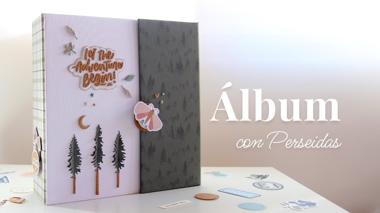 TUTORIAL | Decorando las páginas de mi álbum de scrap con Perseidas ✨✂️ (Parte 3)