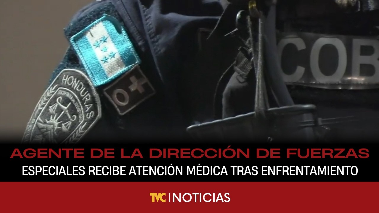 Agente de la Dirección de Fuerzas Especiales recibe atención médica tras enfrentamiento