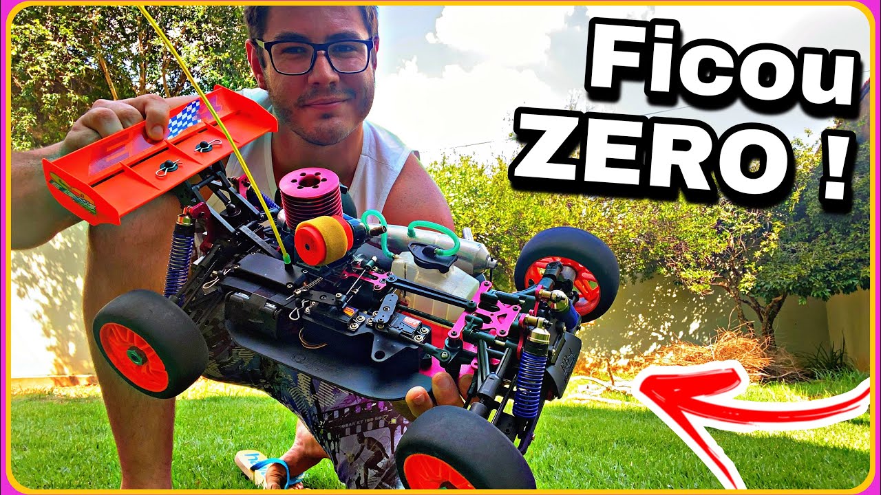Deixei o automodelo Thunder Tiger EB4 ZERO !!!