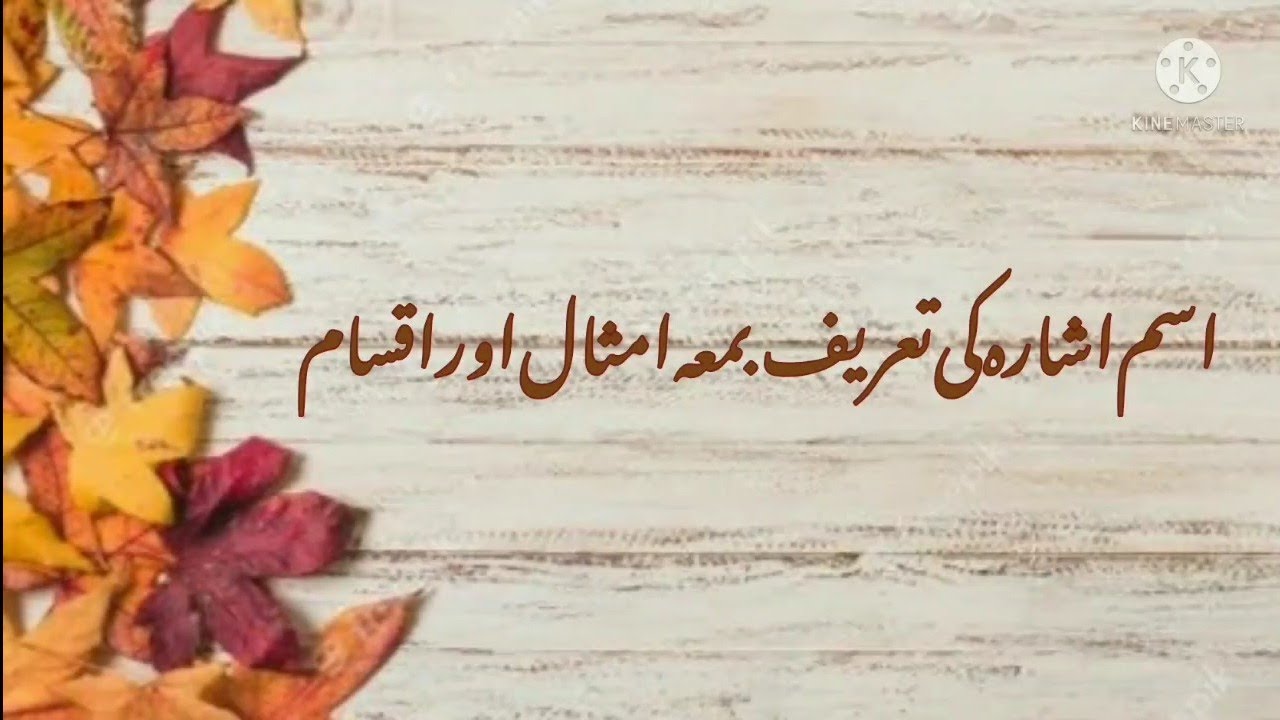 Isme Ishara اسم اشارہ Demonstrative Pronoun Explanation with Examples