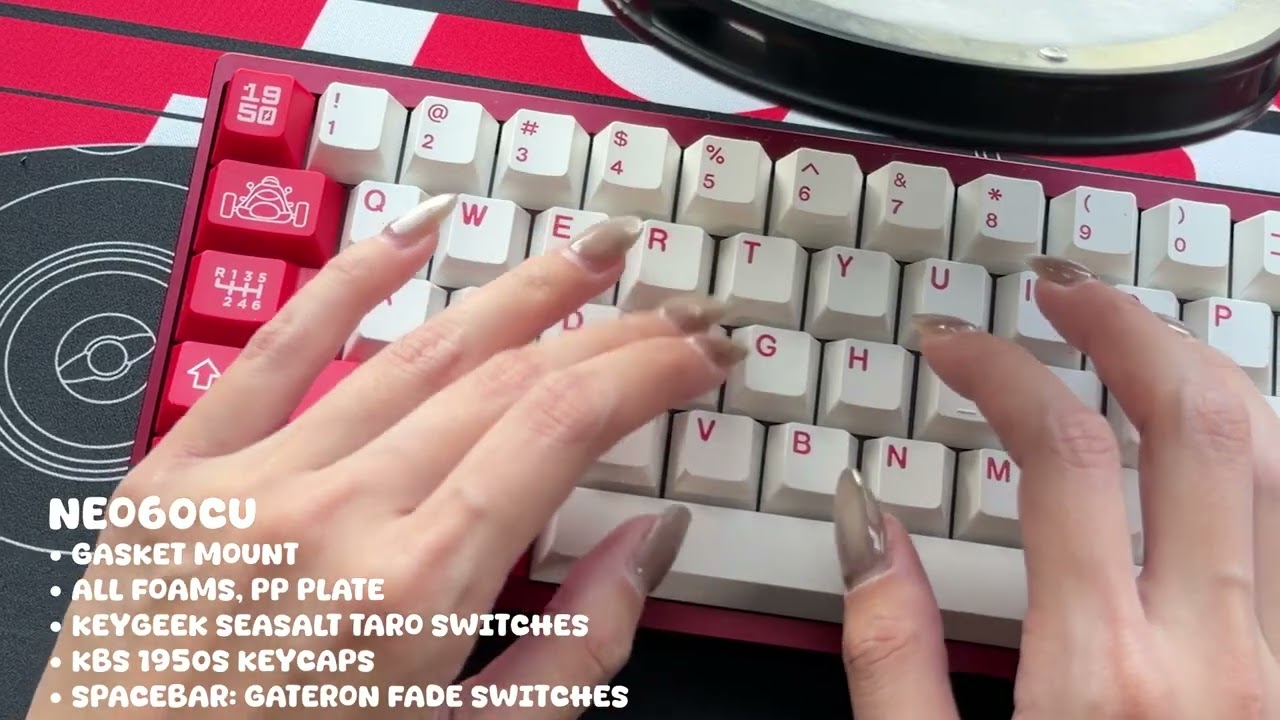 Neo60 CU - KBS 1950 Doubleshot ABS Keycaps Soundtest