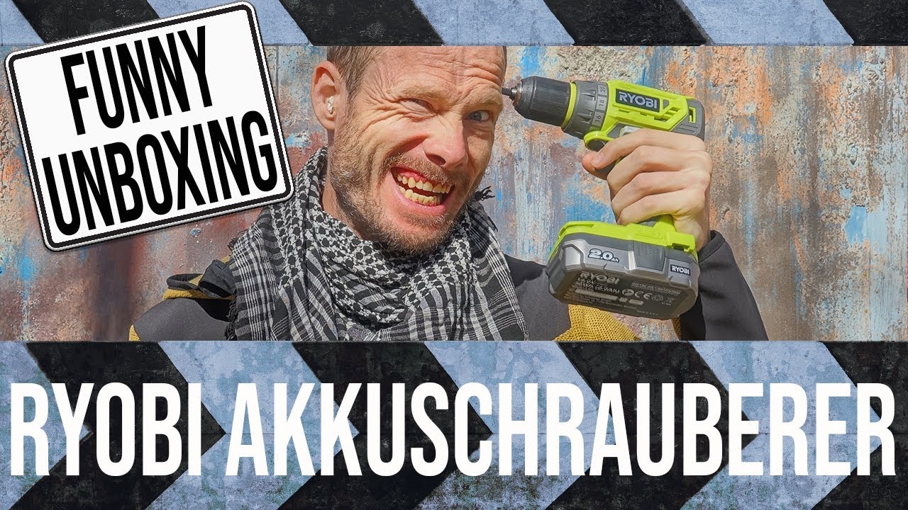 Ryobi Akkuschrauber Unboxing - der erste Eindruck! | Akkuschrauber R18DD7 + Schnellladegerät RC18120