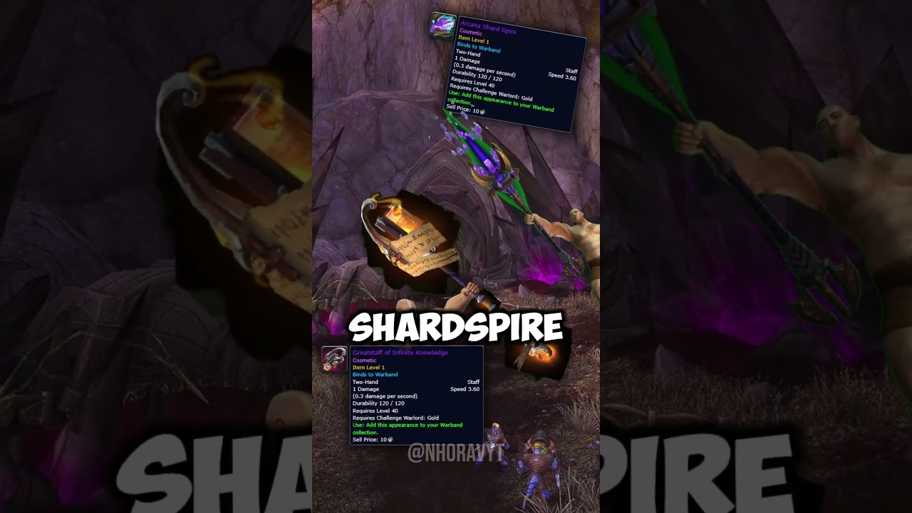 Coolest Unobtainable weapons in World of Warcraft. Do you have any? 