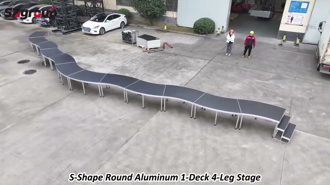 Transform Your Events with Custom Aluminum Single-Deck Stages for Any Venue!