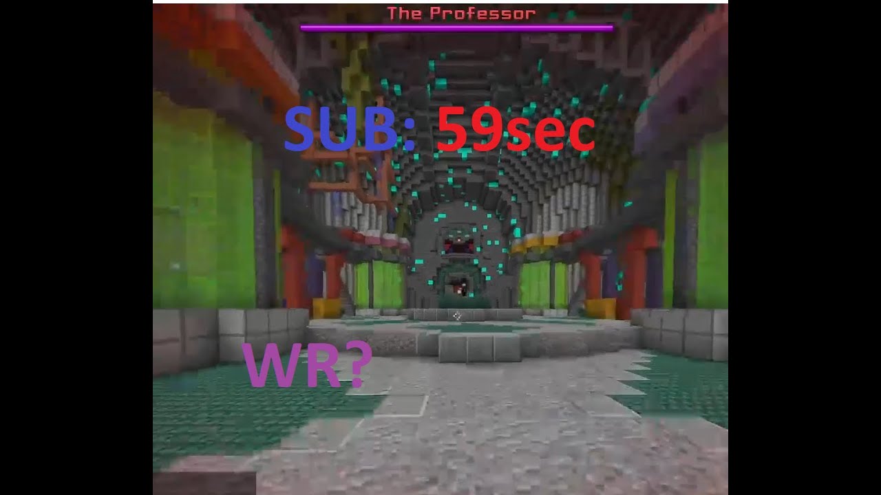 SUB 59sec F3 run. - hypixel skyblock