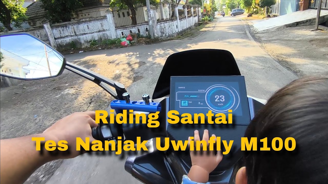 UWINFLY M100 // TES NANJAK DAN RIDING SANTAI UWINFLY M100