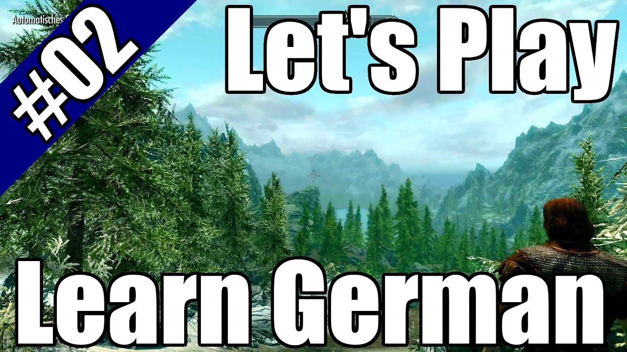 Let's Play and Learn German HD - Skyrim #02 