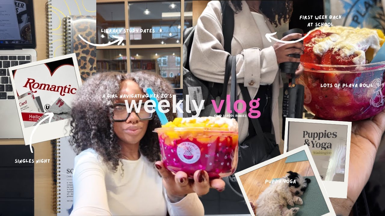 STUDY VLOG 👩🏾‍💻 : balancing busy uni days, productive study, first week of spring semester 