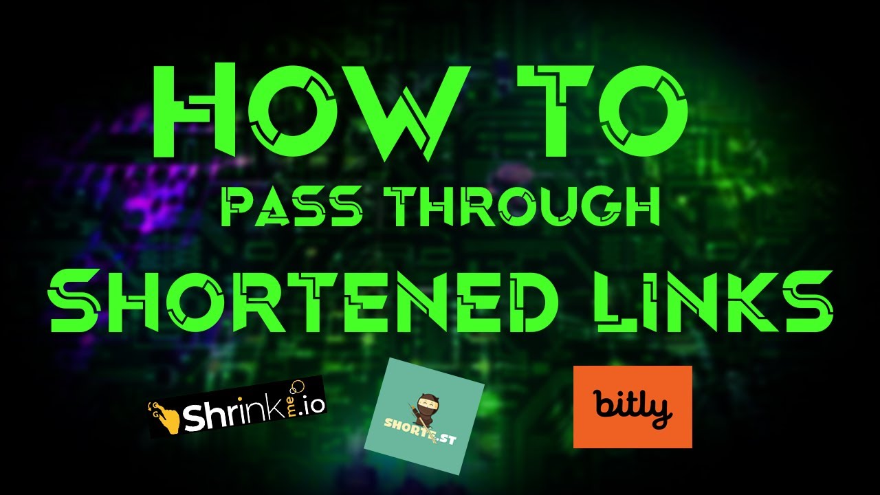How to Escape Shortened Links | How to Get Through Shortened Links