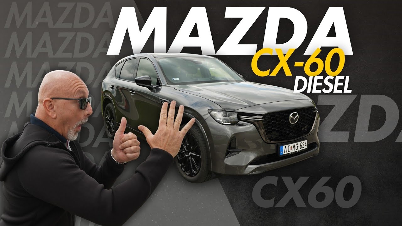 A Mazda NEMet mond a kis motorokra! - Mazda CX60 3.3 dízel teszt